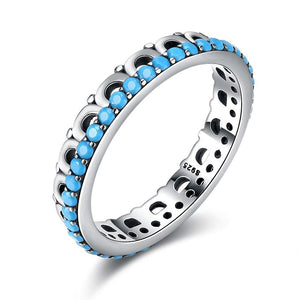 Sterling Silver Turquoise Beads Ring