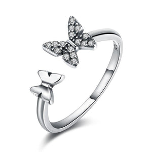 Sterling Silver Butterfly Ring