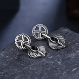 Sterling Silver Leaves Earrings