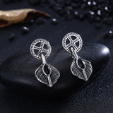 Sterling Silver Leaves Earrings